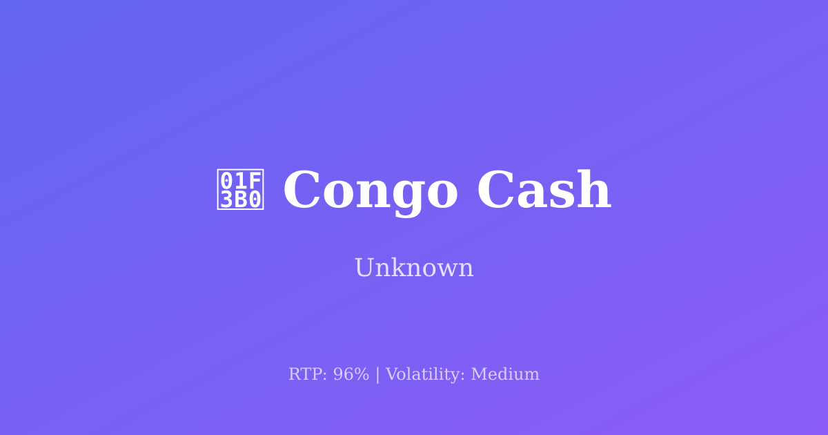 Congo Cash